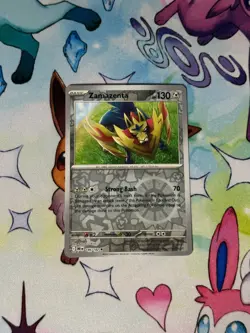 Pokemon TCG Destined Rivals - Zamazenta 146/182 Reverse Holo NM - Image 1