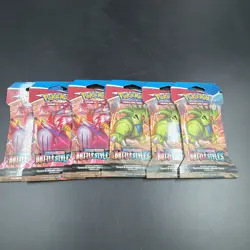 Pokemon Battle Styles Sleeved Booster Packs Sealed - 6 Packs - Image 1