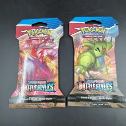 Pokemon Battle Styles Sleeved Booster Packs Sealed - 6 Packs - Image 2