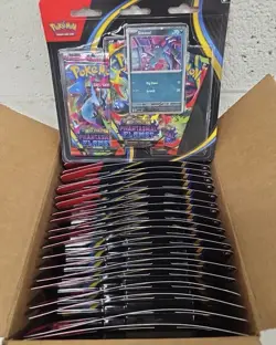 Pokemon TCG ME02 PHANTASMAL FLAMES 3 PACK BLISTER CASE Factory Sealed 24 ct - Image 1