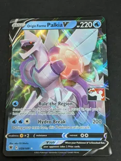 Pokemon Origin Forme Palkia V Prize Pack Series 3 039/189 NM - Image 1