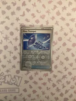 Glass Trumpet 135/142 Reverse Holo Sv07: Stellar Crown Pokemon TCG - Image 1