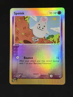 Spoink #73/97 - Pokemon TCG - EX Dragon - Reverse Holo - NM - Image 1