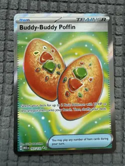 Buddy-Buddy Puffin 167/132 Mega Evolution Full Art Trainer Pokemon TCG - Image 1