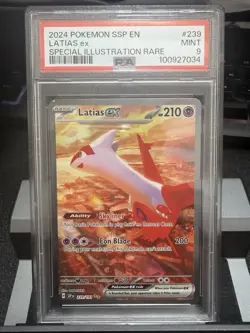 Pokemon TCG Latias EX Latios EX Special Illustration Rare Sequential PSA 9/8 - Image 2