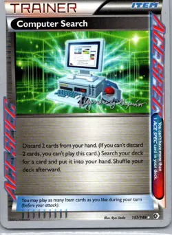 Pokemon TCG Computer Search 137/149 Boundaries Crossed MP - Image 1