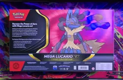 Pokemon TCG Mega Lucario ex Premium Figure Collection Box Factory Sealed - Image 3