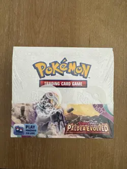 Pokemon TCG Paldea Evolved Booster Box Factory Sealed - Image 1