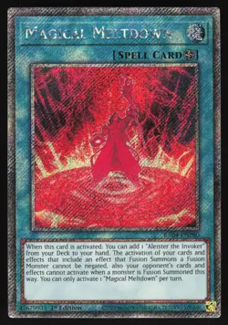 Magical Meltdown - RA04-EN280 - Platinum Secret Rare - 1st Edition Yugioh - Image 1