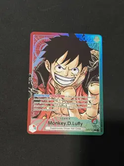 One Piece TCG Monkey D. Luffy Romance Dawn OP01-003 English Near Mint - Image 1