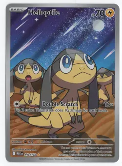Pokemon Mega Evolution Helioptile IR 143/132 Card. - Image 1