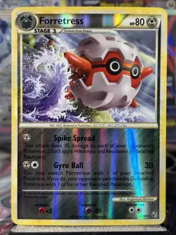 Forretress 13/90 Undaunted 2010 Pokemon Card Rare LP - NM - Image 1