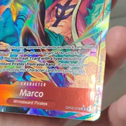 One Piece Marco Card Alt Art OP02-018 Red Rare English TCG PRB-01 Whitebeard - Image 5