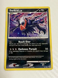 Pokemon Trading Card Darkrai 3/106 Great Encounters - Image 1