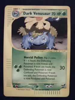 Dark Venusaur 7/9 Pokemon Trading Card Game Best Of Game Near Mint TCG NM - Image 1