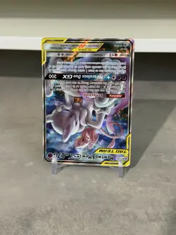 Pokemon TCG Mewtwo and Mew GX Sun & Moon Holo Promo Card #SM191 NM/M - Image 2