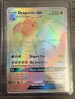 HP Dragonite GX SM - Unified Minds 248/236 Secret Rare Pokemon Card - Image 1