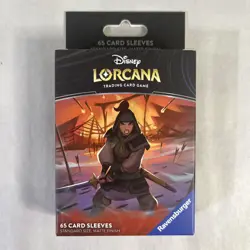 Lorcana Disney Mulan 65 Deck Card Sleeves Soldier in Training Ravensburger Art - Image 1