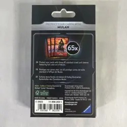 Lorcana Disney Mulan 65 Deck Card Sleeves Soldier in Training Ravensburger Art - Image 3