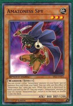 Amazoness Spy - Speed Duel: Arena of Lost Souls SBLS-EN021 - YuGiOh! Card - Image 1