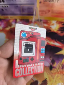 Pokemon Karte Card Monsters Collection Carddass 1996 japanese NM- Pokedex 4 Red - Image 3