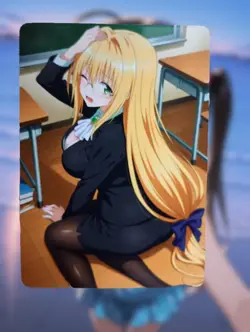 Tearju Lunatique To Love Ru Anime Waifu Sexy Goddess Doujin Hentai Card - Image 1