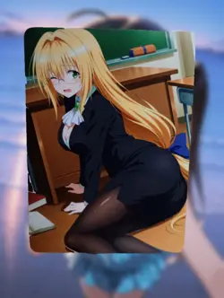 Tearju Lunatique To Love Ru Anime Waifu Sexy Goddess Doujin Hentai Card - Image 1