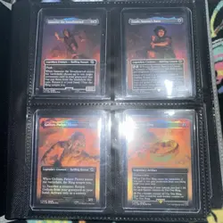 MTG LTR Lord Of The Rings The One Ring Scene Set FOIL 448 - 451 - Image 1