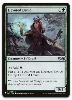 Devoted Druid (UMA) #162/254 (NM) List Reprints LIST LIST Magic MTG - Image 1