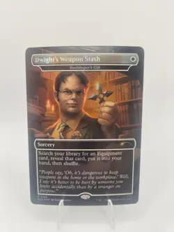 Magic The Gathering Dwight's Weapon Stash (Steelshaper's Gift) Secret Lair Foil - Image 1
