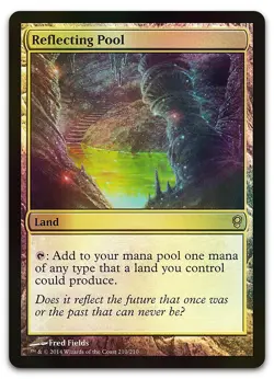 Reflecting Pool #210 (Foil) (NM) Conspiracy CNS Magic MTG - Image 1
