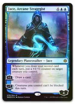 Jace, Arcane Strategist #270 (Foil) (NM) War of the Spark WAR Magic MTG - Image 1