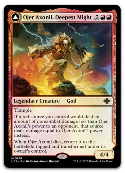 Ojer Axonil, Deepest Might #158 (Foil) (NM) Lost Caverns of Ixalan LCI Magic MTG - Image 1