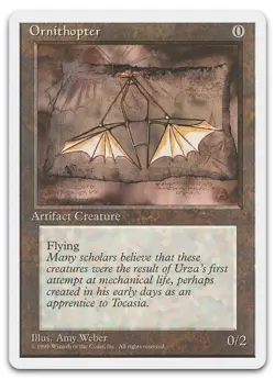 Ornithopter (NM) Fourth Edition 4ED Magic MTG - Image 1
