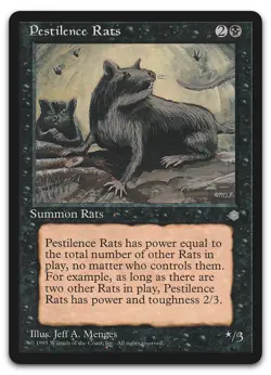 Pestilence Rats (NM) Ice Age ICE Magic MTG - Image 1