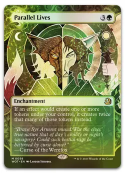 Parallel Lives #58 (Foil) (NM) Wilds of Eldraine WOT Magic MTG - Image 1