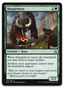 Manglehorn #175 (NM) Amonkhet AKH Magic MTG - Image 1