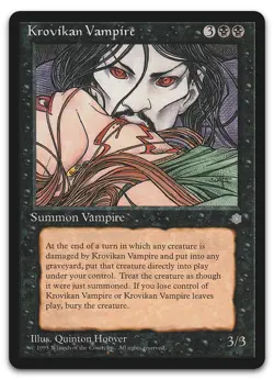 Krovikan Vampire (NM) Ice Age ICE Magic MTG - Image 1