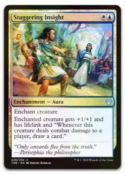 Staggering Insight #228 (Foil) (NM) Theros Beyond Death THB Magic MTG - Image 1