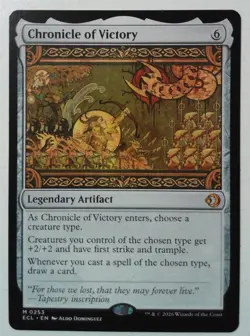 Chronicle of Victory *Mythic Rare* Magic MtG x1 Lorwyn Eclipsed - Image 1