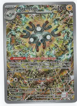 Pokemon TCG Magneton 159 Scarlet & Violet Promo Card Holo NM Condition - Image 1