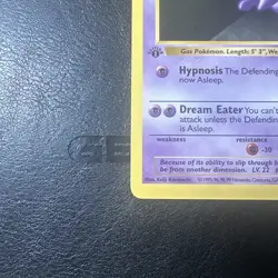 Haunter 29/102 1st Edition Base Set WOTC Vintage Pokemon 1999 - Image 2