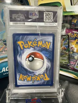 POKEMON LOST THUNDER SCEPTILE GX #216 SECRET/HYPER RARE HOLO PSA CRACKED - READ - Image 2
