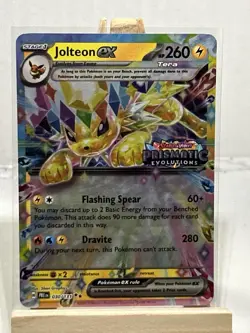 2025 Pokemon SV Prismatic Evolutions PRE EN Jolteon ex Promos #030/131 - Image 1