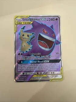 Pokemon TCG - Gengar & Mimikyu GX - 164/181 Holo Ultra Rare - SM: Team Up - NM - Image 1