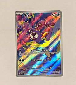 Pokemon Gastly Illustration Rare 177/162 Temporal Forces - Image 1