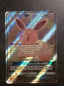 Pokemon Eevee GX SM233 ITA Promo Sole E Luna Black Star Alternative Art Sun Moon - Image 1