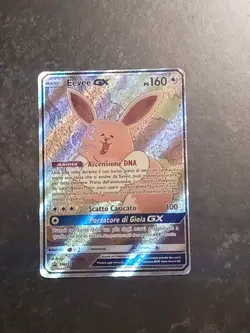 Pokemon Eevee GX SM233 ITA Promo Sole E Luna Black Star Alternative Art Sun Moon - Image 3