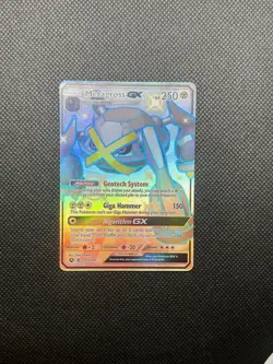 2019 Pokemon TCG Hidden Fates Metagross GX 157a/145 Shiny Full Art Secret Rare - Image 1