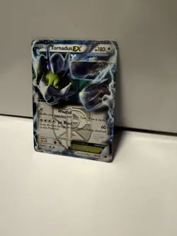 Pokemon 2013 Black and White Plasma Freeze #98/116 Tornadus EX Holo Team Plasma - Image 2